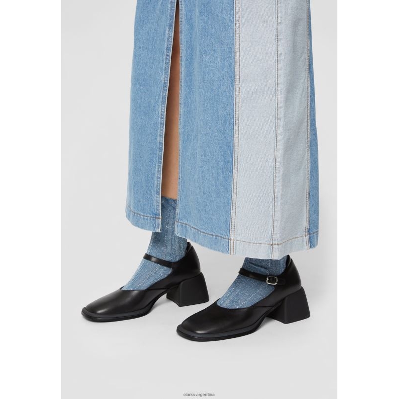 Clarks unisexo 2FZPZ6995 tacones clasicos clarks ansie negros negro