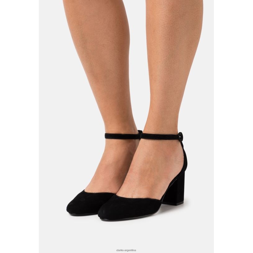 Clarks unisexo 2FZPZ7010 Tacones clasicos de cuero clarks negro negro