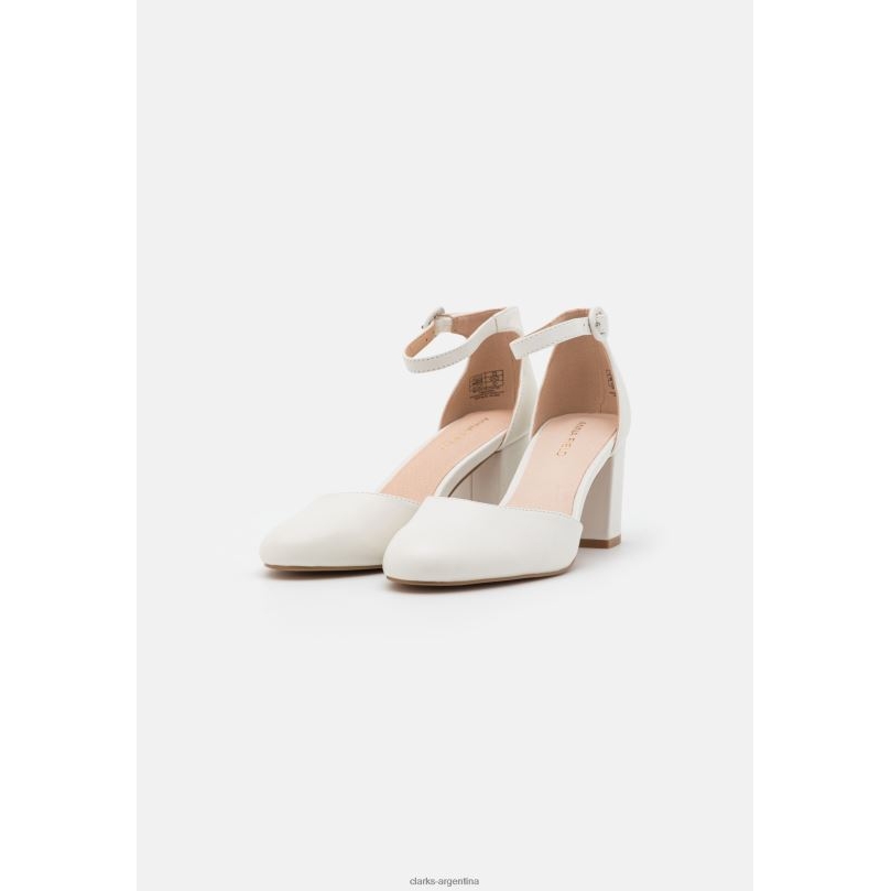 Clarks unisexo 2FZPZ7013 tacones clasicos de cuero clarks blanco blanco