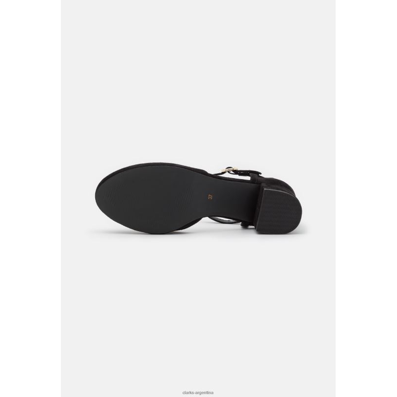 Clarks unisexo 2FZPZ7014 tacones clasicos de cuero clarks negros negro