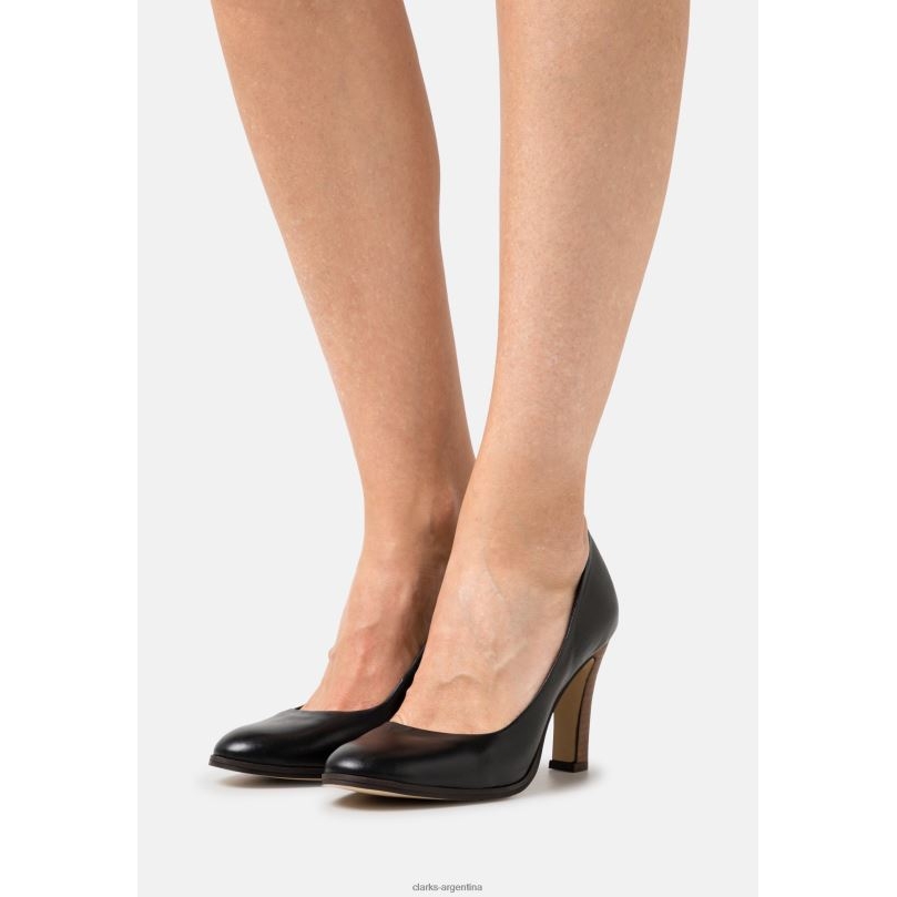 Clarks unisexo 2FZPZ7015 tacones clasicos de cuero clarks negro negro