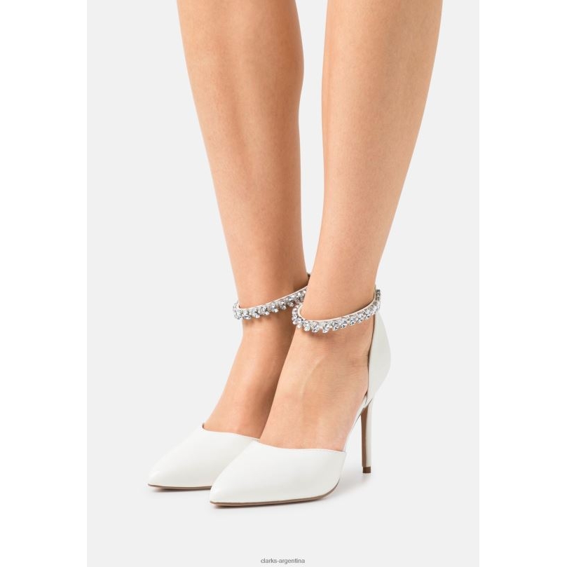 Clarks unisexo 2FZPZ7016 tacones clasicos clarks blancos blanco