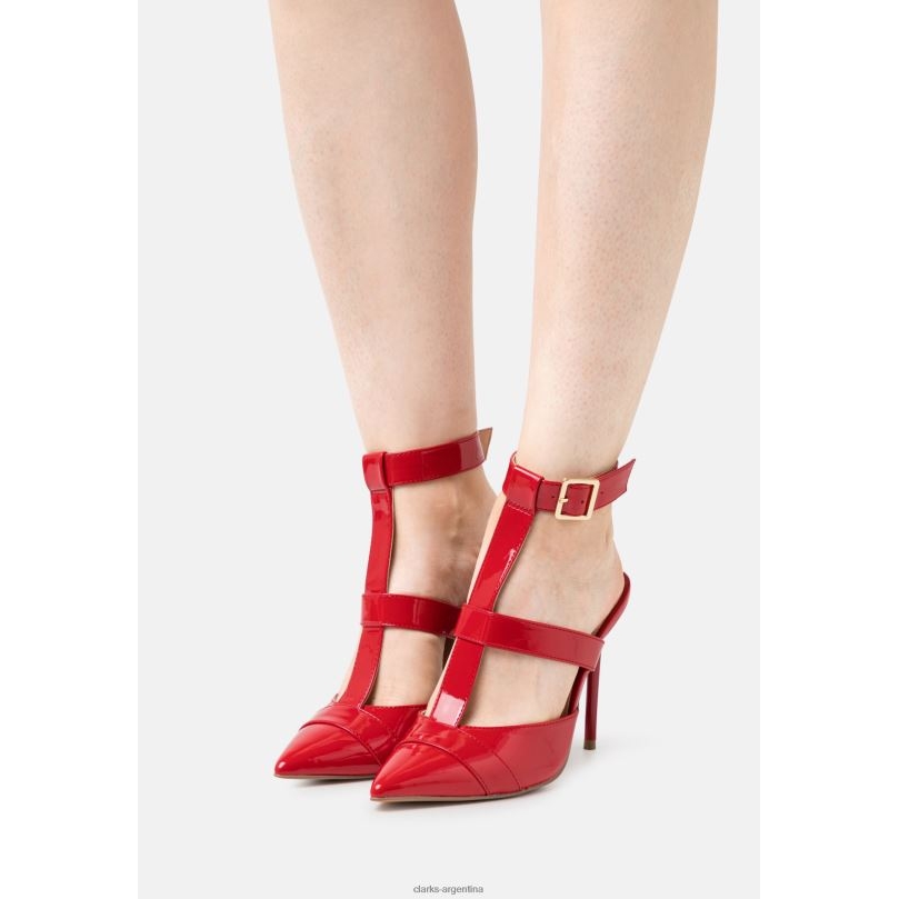 Clarks unisexo 2FZPZ7018 tacones clarks clasicos rojos rojo