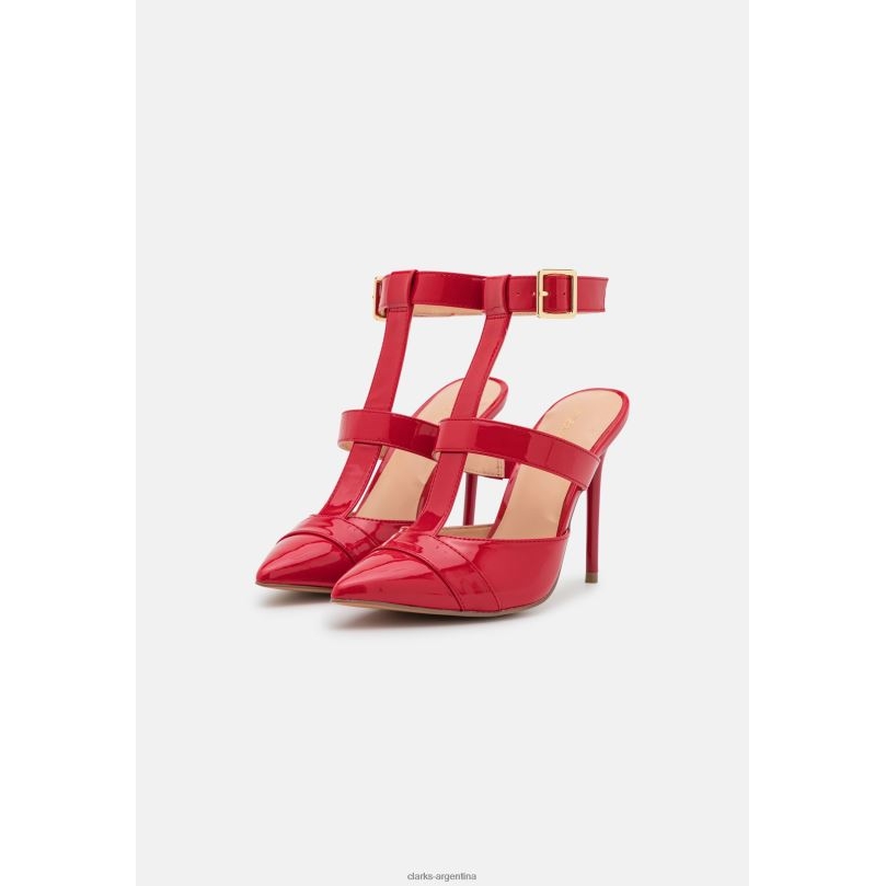 Clarks unisexo 2FZPZ7018 tacones clarks clasicos rojos rojo