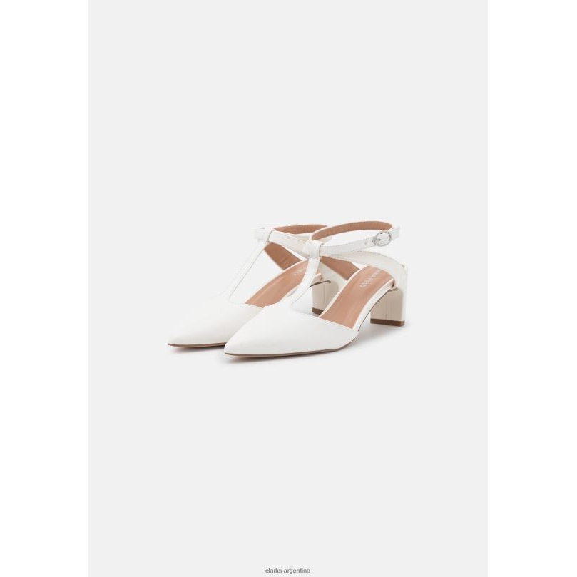 Clarks unisexo 2FZPZ7026 tacones clasicos clarks blancos blanco