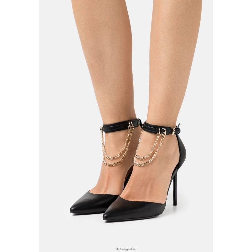 Clarks unisexo 2FZPZ7032 tacones clasicos clarks negro