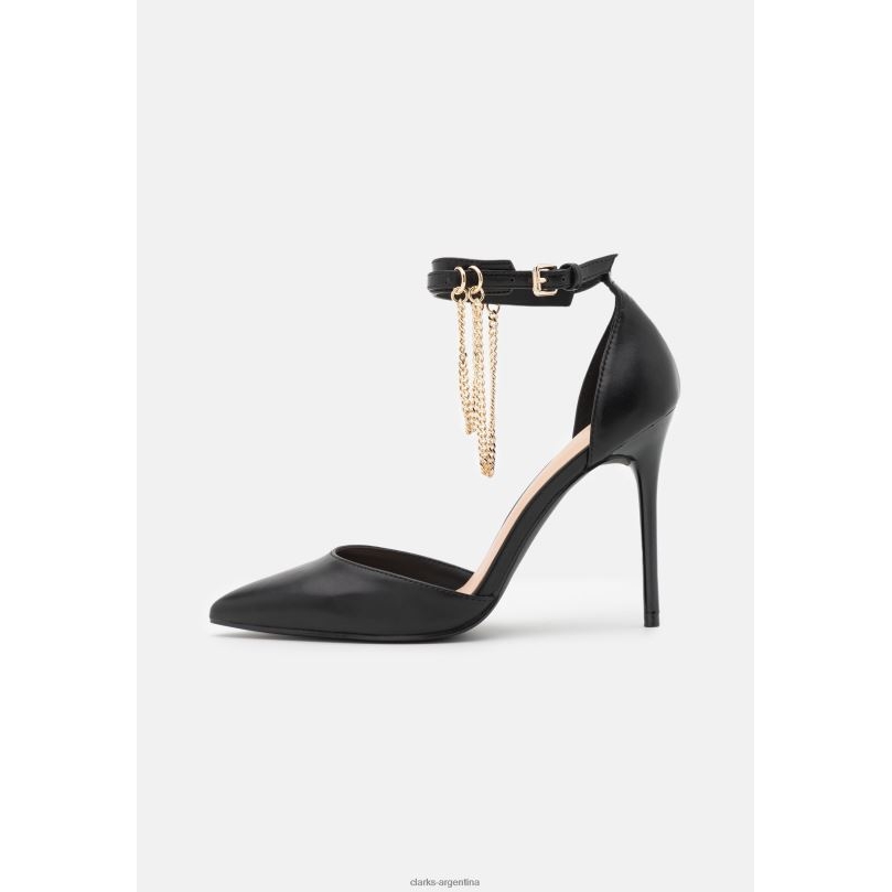 Clarks unisexo 2FZPZ7032 tacones clasicos clarks negro