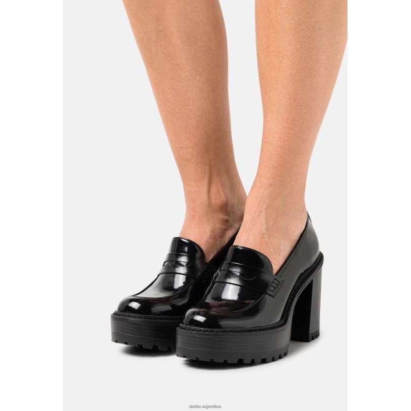 Clarks unisexo 2FZPZ7007 tacones kassidy plataforma clarks negro caja negra