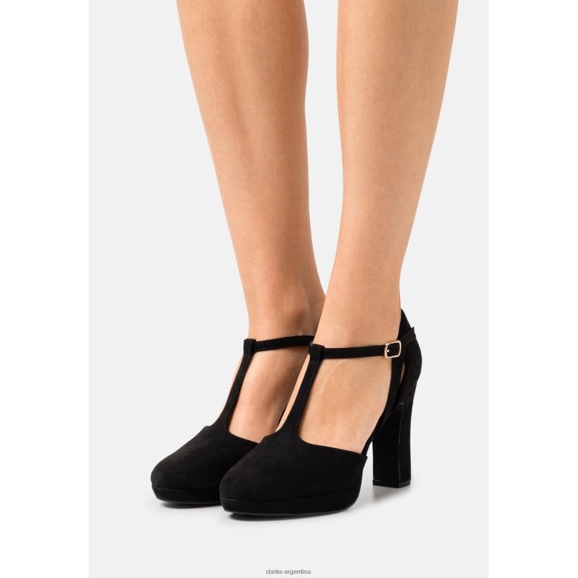 Clarks unisexo 2FZPZ7008 tacones clarks negros plataforma negro