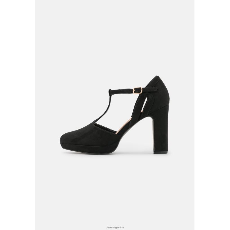 Clarks unisexo 2FZPZ7008 tacones clarks negros plataforma negro