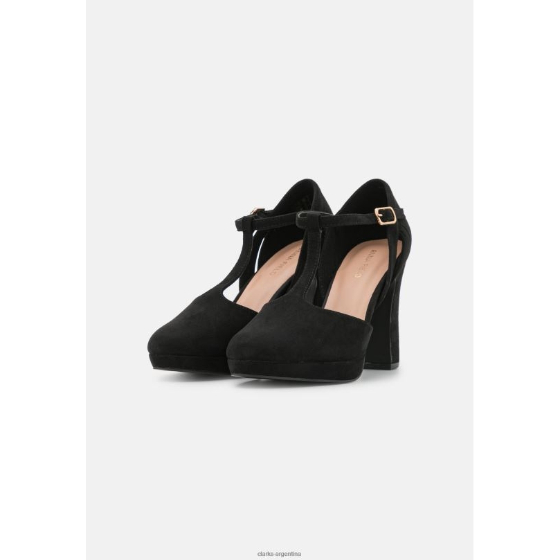 Clarks unisexo 2FZPZ7008 tacones clarks negros plataforma negro