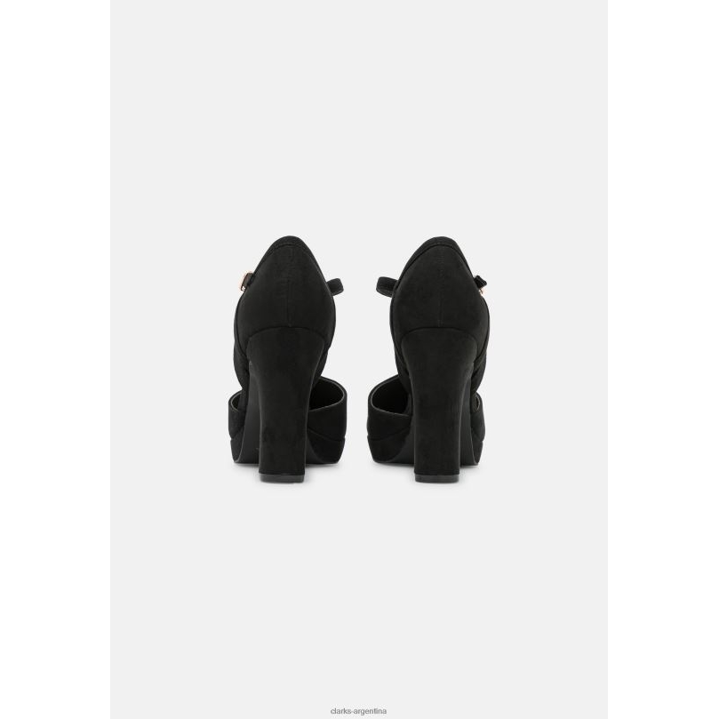 Clarks unisexo 2FZPZ7008 tacones clarks negros plataforma negro
