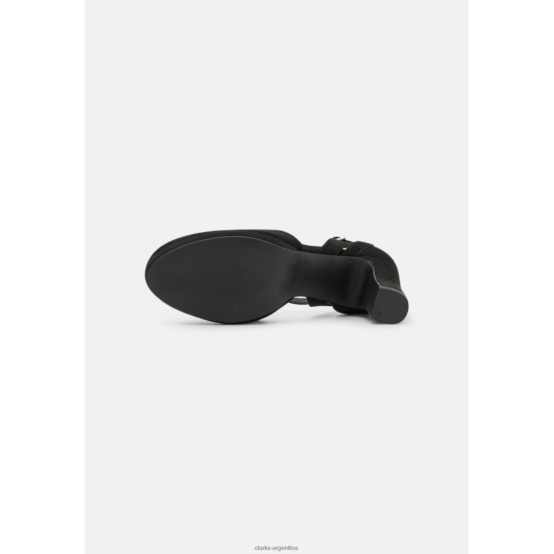 Clarks unisexo 2FZPZ7008 tacones clarks negros plataforma negro