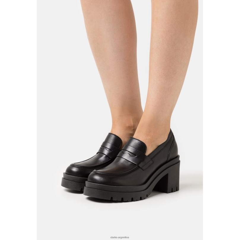 Clarks unisexo 2FZPZ7028 clarks tacones plataforma grounded negros negro