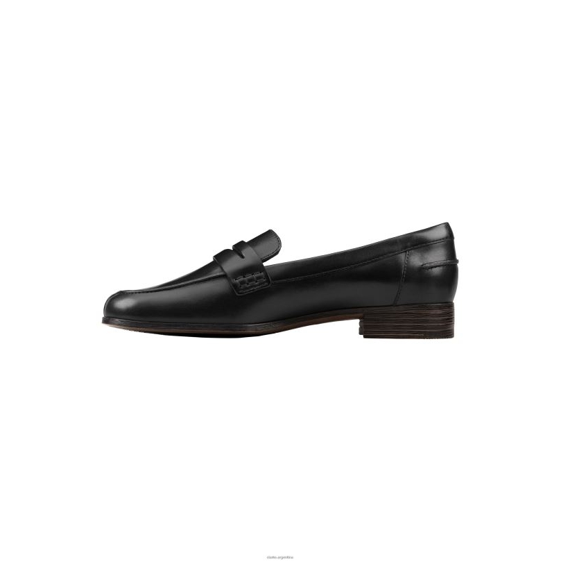 Clarks unisexo 2FZPZ6942 clarks de cuero negro sin cordones cuero negro