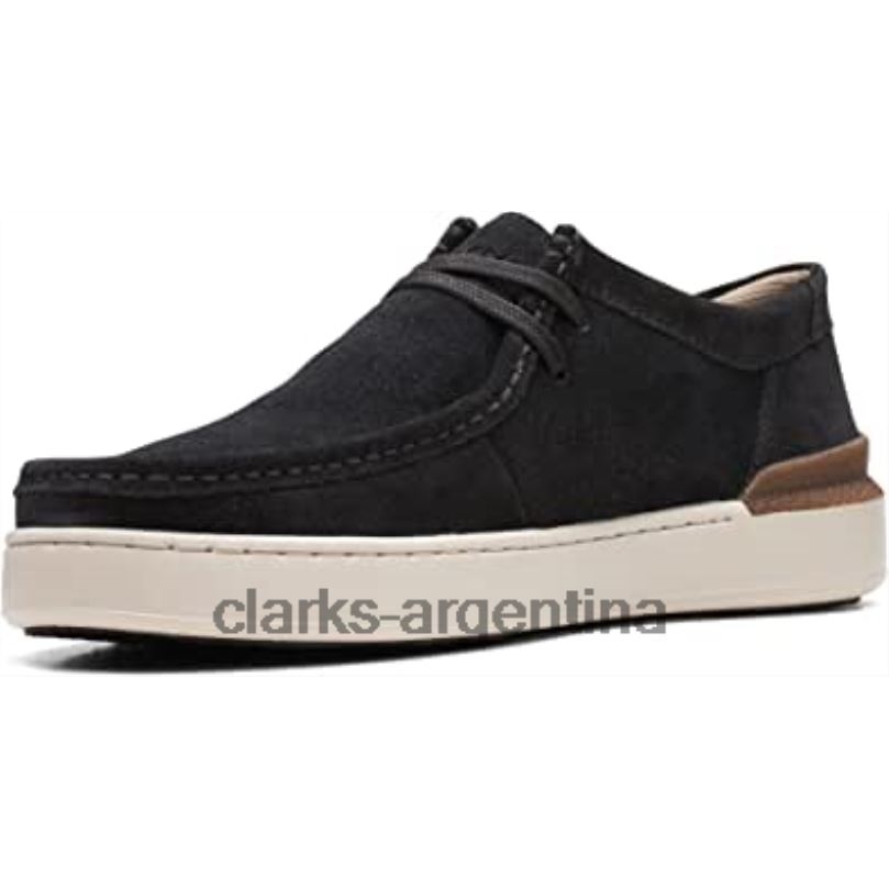 Clarks unisexo 2FZPZ1098 zapatos clarks court lite wally de gamuza negro