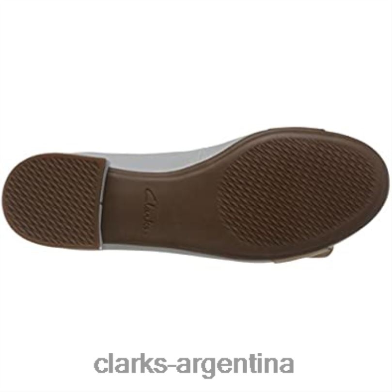 Clarks unisexo 2FZPZ1683 azul hielo zapatos de tacón bajo sin cordones para mujer clarks azules rosabella faye azul hielo azul