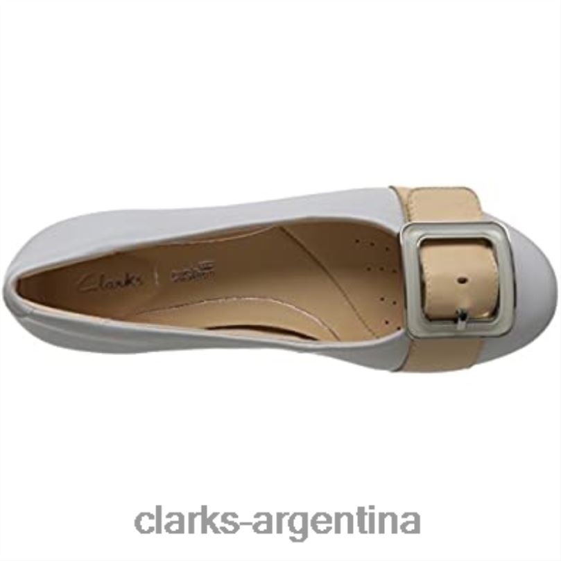 Clarks unisexo 2FZPZ1683 azul hielo zapatos de tacón bajo sin cordones para mujer clarks azules rosabella faye azul hielo azul