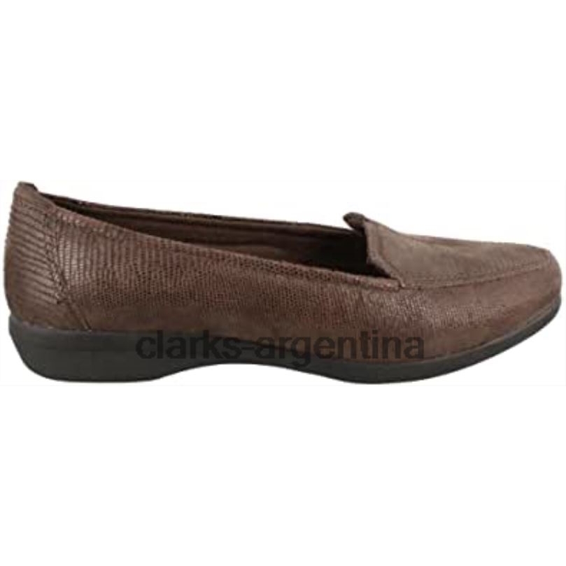Clarks unisexo 2FZPZ178 Haydn zapatos clarks sin cordones brillantes