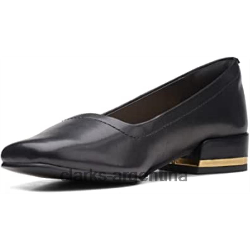 Clarks unisexo 2FZPZ22 zapatos de cuero seren 30 corte negro clarks