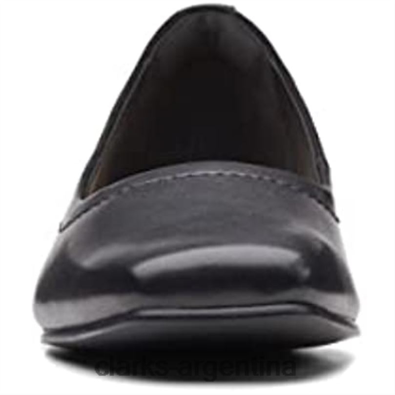Clarks unisexo 2FZPZ22 zapatos de cuero seren 30 corte negro clarks