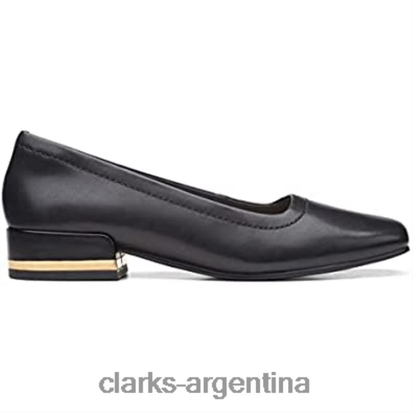 Clarks unisexo 2FZPZ22 zapatos de cuero seren 30 corte negro clarks