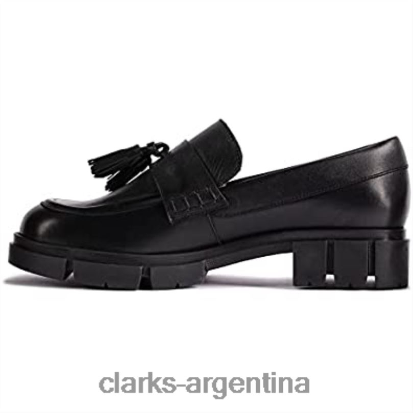 Clarks unisexo 2FZPZ2737 zapatos clarks fashion teala mocasines de cuero