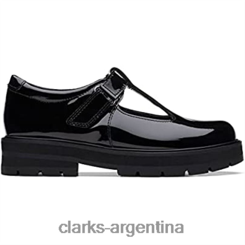 Clarks unisexo 2FZPZ35 clarks prague brill zapatos de cuero mayores negro